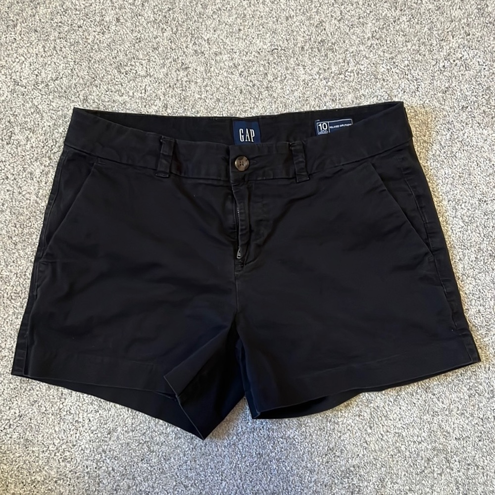 Gap Women’s Shorts Size 10 Relaxed Girlfriend Black